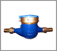 Multi-jet Dry Dial Kent Type Bronze Water Meter